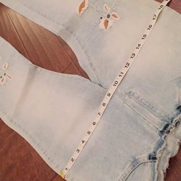 Vintage floral embroidered Tall Jeans - Picture 6 of 7